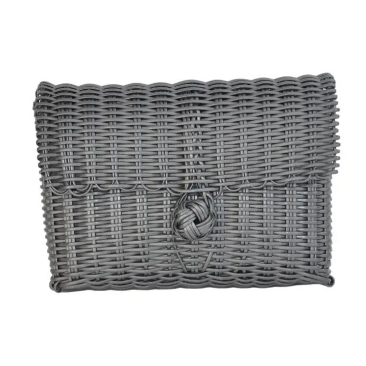 the lilley line clutch, dark gray the lilley line clutch, resort wear accessories, boutique style, boutique accessory, made in el salvador