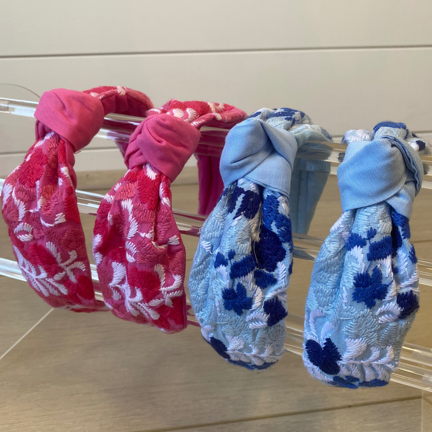 Knotted Embroidered Headbands, Embroidered Headbands, Headbands, Spring Accessories, Summer Accessories, Accessories