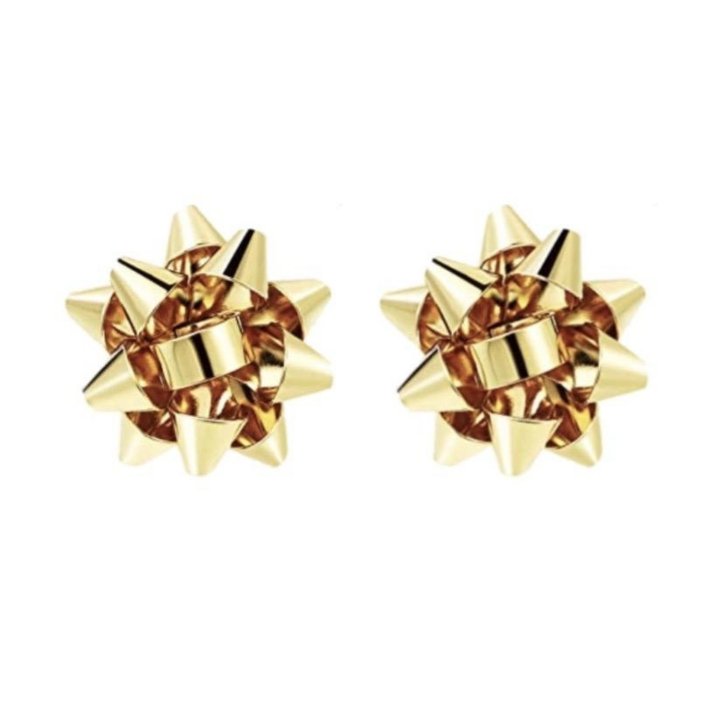 Christmas Present Bow Earrings