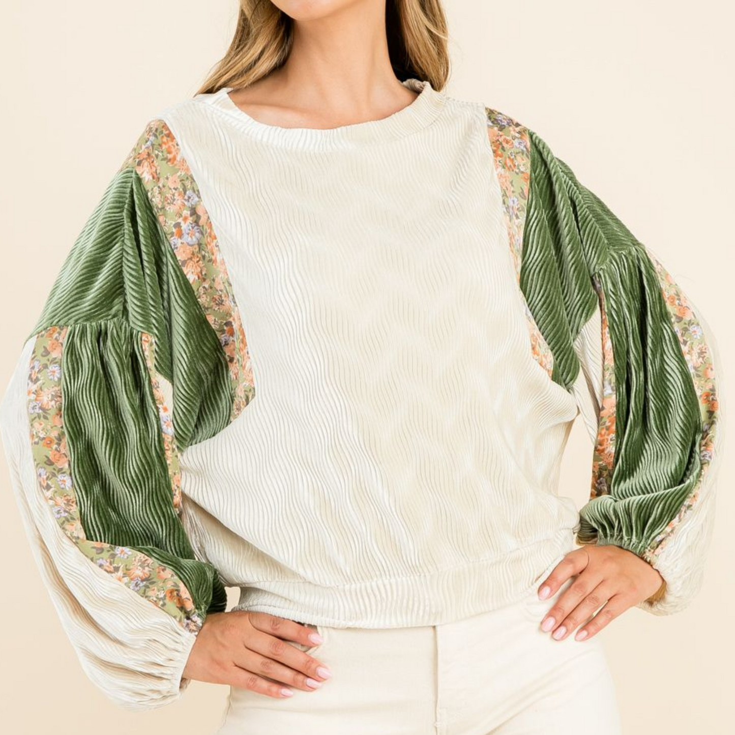 Velvet Knit Top