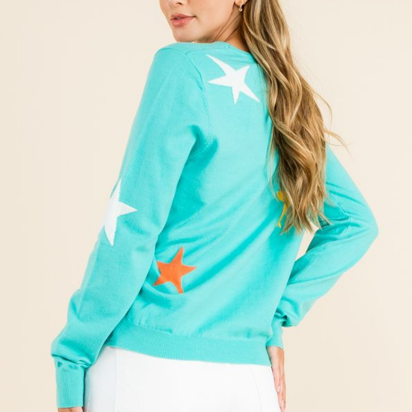 Colorful Star Sweater