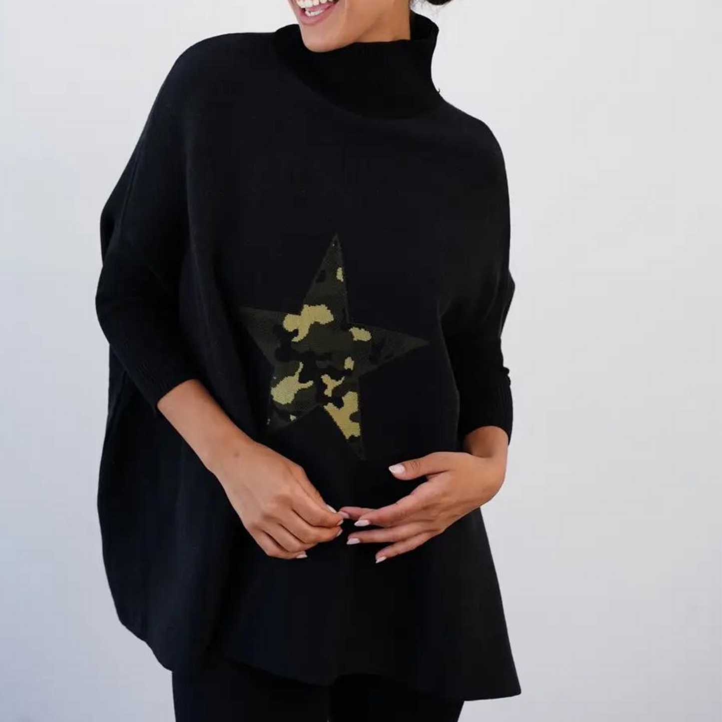 One Size Sweater Camo Star, One Size Sweater, Camo Star, Sweater, Winter Apparel, Winter, Apparel