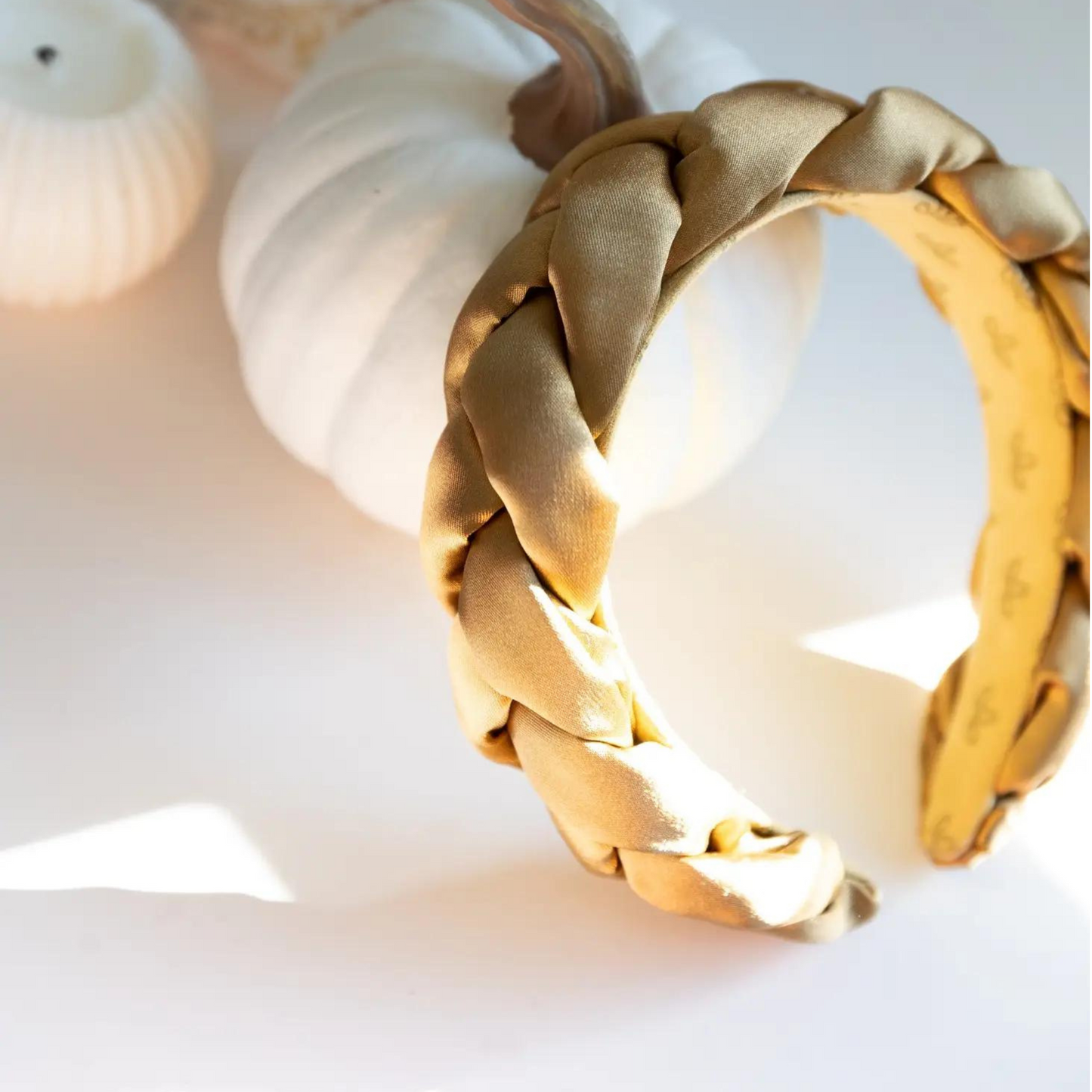 La Bella Gold Braided Halo Headband, Gold Braided Halo Headband, Halo Headband, Headband, Accessories