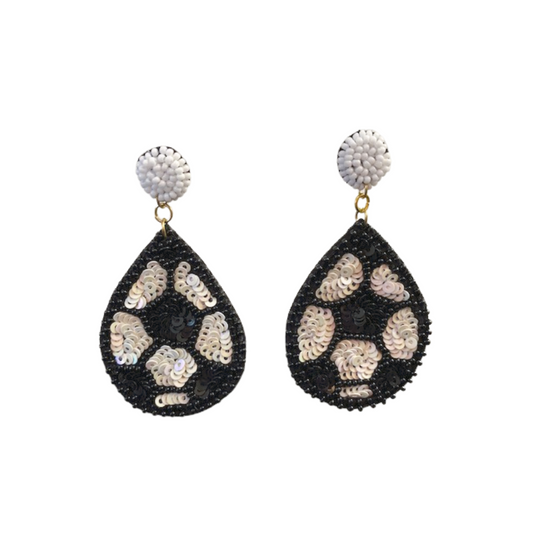 Accessories, Beaded Earrings, Earrings, Jewelry, Soccer, Sports, Statement Pieces