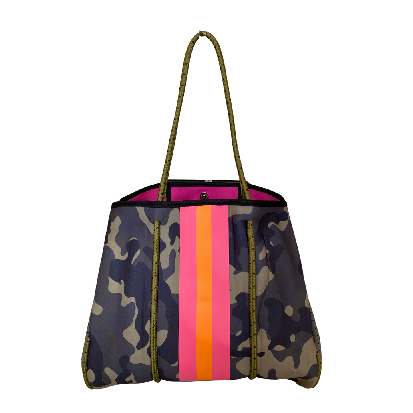 Green Camo Neoprene Tote Bag, Neoprene Tote Bag, Neoprene Tote, Neoprene Bag, Travel Bag, Beach Tote, Beach Bag, Bag, Neoprene Accessories, Accessories
