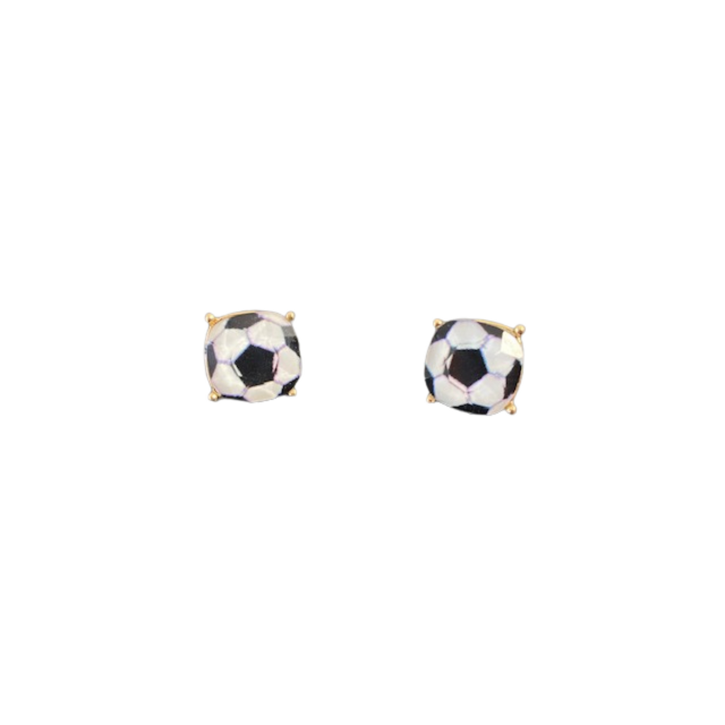 Accessories, Earrings, Jewelry, Soccer, Sports, Studs