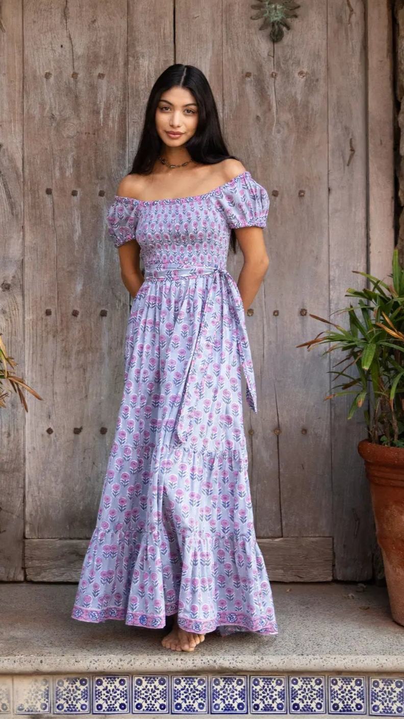 Paloma Block Printed Smock Dress