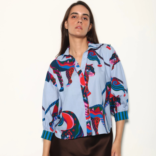 Cheetah Mirage Elsa Top