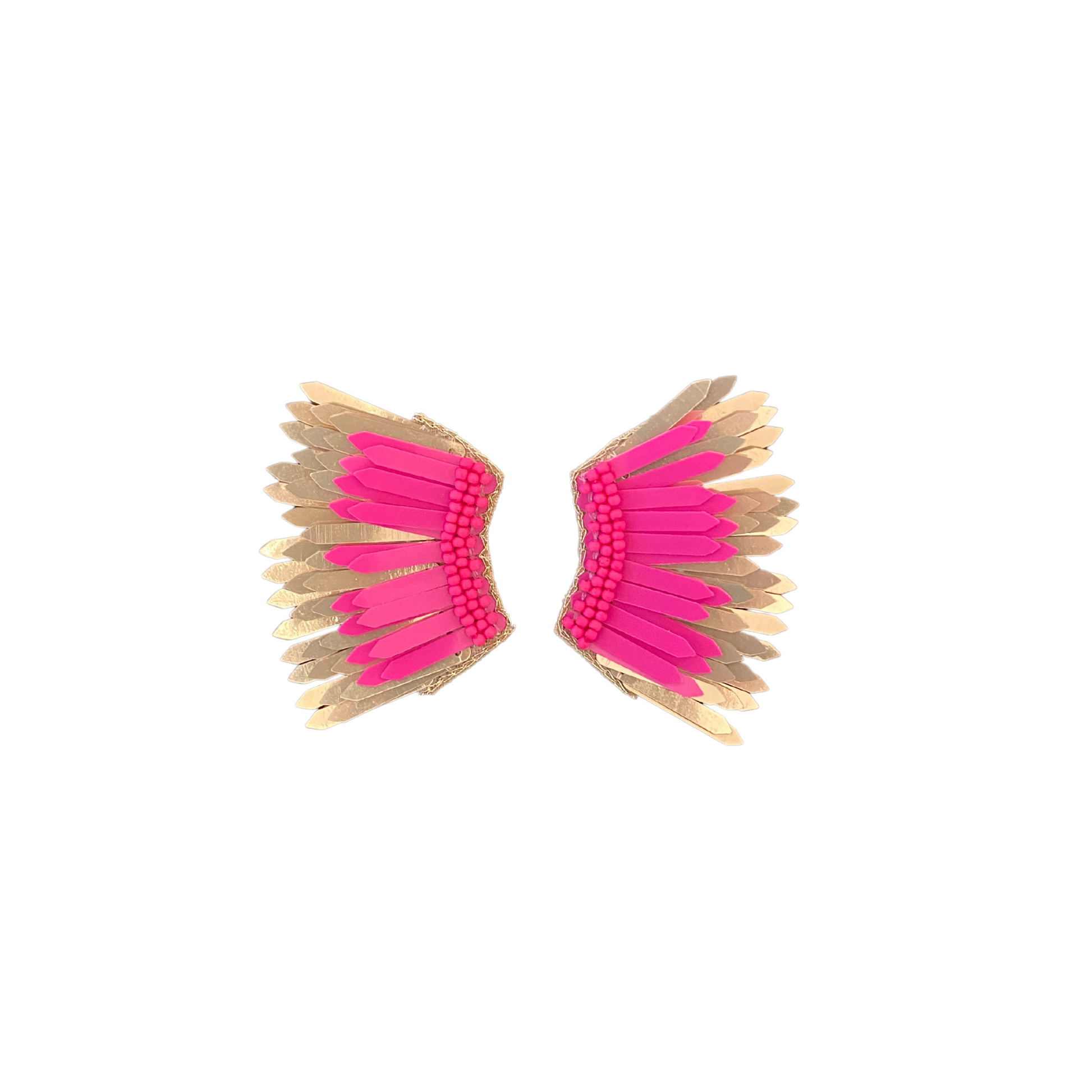 Hot Pink Angel Wing Earrings, Angel Wing Earrings, Wing Earrings, Earrings, Fashion Accessories, Accessories